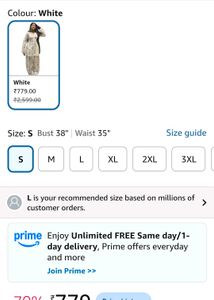 Women's White Floral Kurta Set