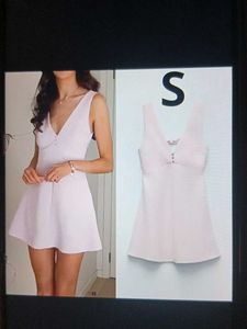 Chic Pink V-Neck Mini Dress