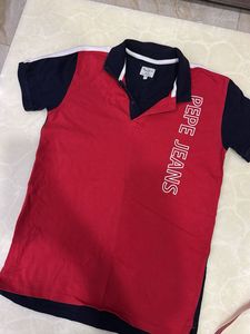 Pepe Jeans Men's Red Polo Shirt