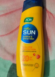 Joy Hello Sun Sunblock Lotion SPF 20