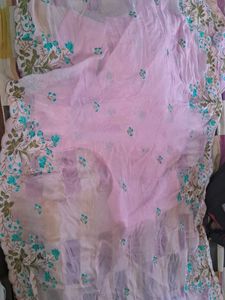 Beautiful Pink Embroidered Kurta Set