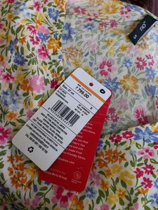 Floral print A-line dress