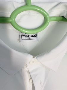 Marmot White Polo T-Shirt