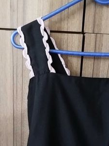 Chic Black Tiered Dress