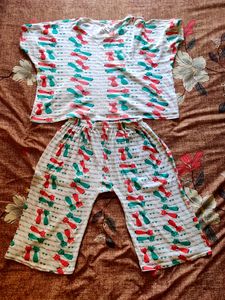 Cat Print Set for Women