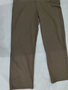 Classic Brown Straight Leg Pants