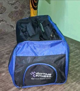 Blue Anytime Fitness Gym Bag
