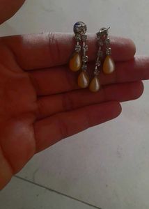 Elegant Pearl Necklace &amp; Earring Set And A Ring