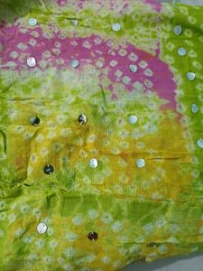 Vibrant Bandhani Print Skirt