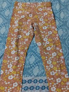 Floral Print Wide Leg Pants