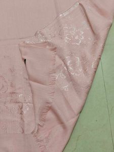 Elegant Pink Silk Scarf