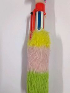 Cute Fluffy Unicorn Pen 6 in 1 Fur cloth latest