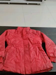 Red Quilted Jacket