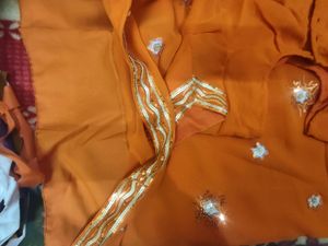 Orange Saree