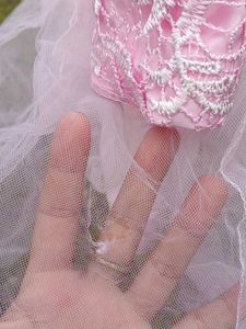 Pink Lace Tulle Dress