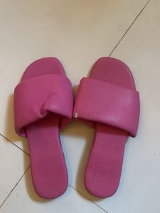 Pink Padded Slides