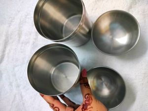 Tea And Sugar Containers Matte Finish