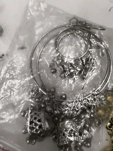 Assorted Earrings - Silver Tone