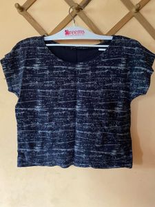 Blue &amp; White Striped Top