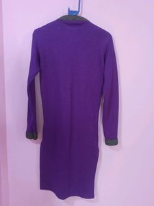 Purple Zip-Up Tunic
