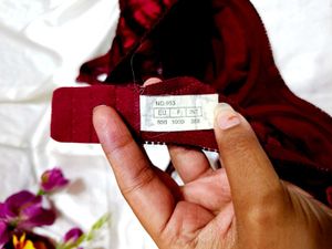 🇳🇿💫🎀 silky satin marron Lace Trim Bra
