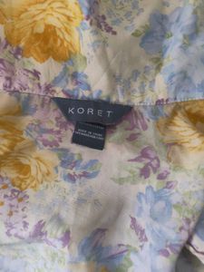 Floral Button-Down Top