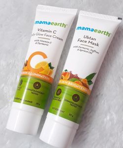 Mamaearth vitamin C Face cream And Mask