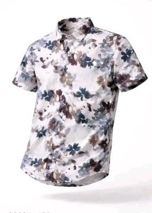 Stylish Floral Print Short Sleeve Shirt