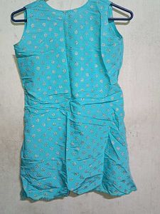 Blue Printed Kurti