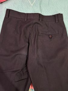 Dark Navy Blue Slim-Fit Formal Pants