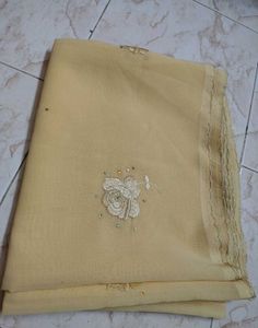Elegant Yellow Embroidered Saree