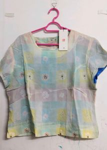 Charming Pastel Floral Blouse
