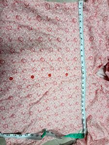 Pink Floral Print Button-Up