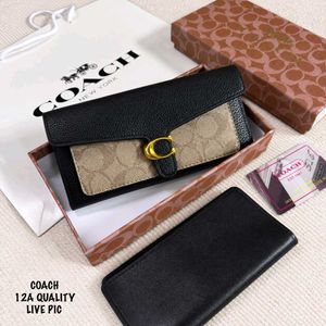 Coach Signature C Wallet - Brown Tan WITH BOX