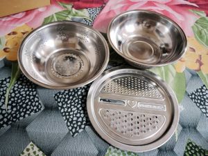 3 in 1 Multipurpose Strainer Drainer Cutter
