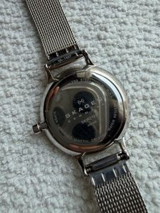 Skagen Denmark Mesh Strap Crystal Watch