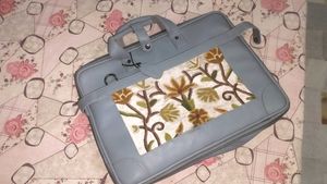 Embroidered Laptop Bag
