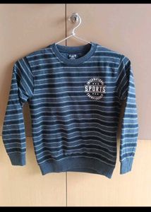 Boys' Striped Long Sleeve Sweatshirt