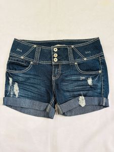 Cute Distressed Denim Shorts