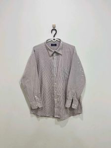 Classic Striped Button-Down Shirt