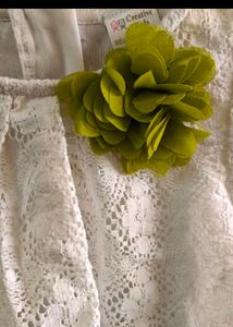 Pretty Hakoba Dress Lime Green