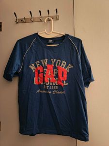 GAP Blue Crew Neck T-shirt