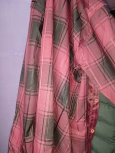 Men's Plaid Long-Sleeve Shirt stitched