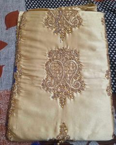 Stone zari and embroidery work Dress Material