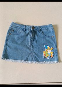 Jeans Skirt For Girls..
