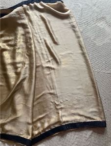 Elegant Gold And Black Saree