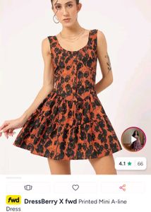 Dressberry x fwd Printed A-line Mini Dress