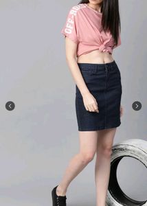 Stylish Denim Mini Skirt