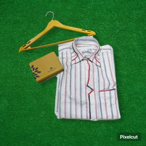 Buy Two get One Free. Men's Striped Casual Shirt