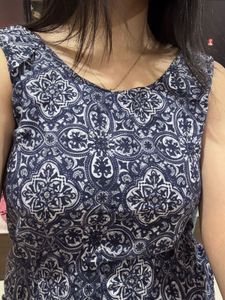 Printed Sleeveless Jumpsuit